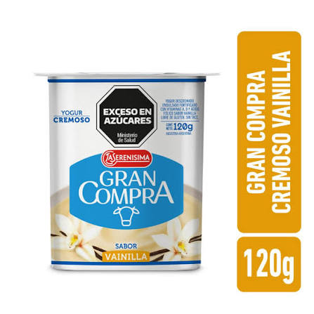 YOGUR GRAN COMPRA 120GRS VAINILLA  (comprando 2 o más precio mayorista)